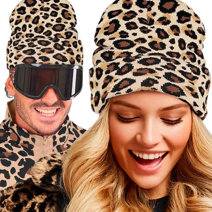 Beanie Luipaard Classic van Widmann koop je bij Partywinkel