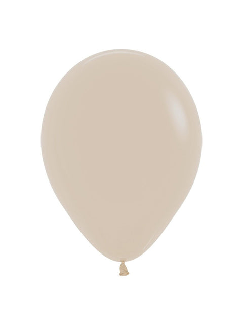Beige Ballonnen 23cm 100st van Sempertex koop je bij Partywinkel