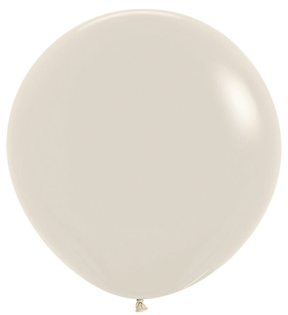 Beige Ballonnen Cream 91cm 2st van Sempertex koop je bij Partywinkel