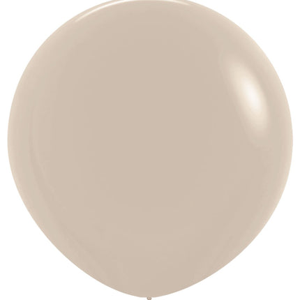 Beige Ballonnen Sand 91cm 10st van Sempertex koop je bij Partywinkel