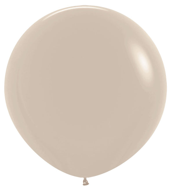 Beige Ballonnen Sand 91cm 10st van Sempertex koop je bij Partywinkel