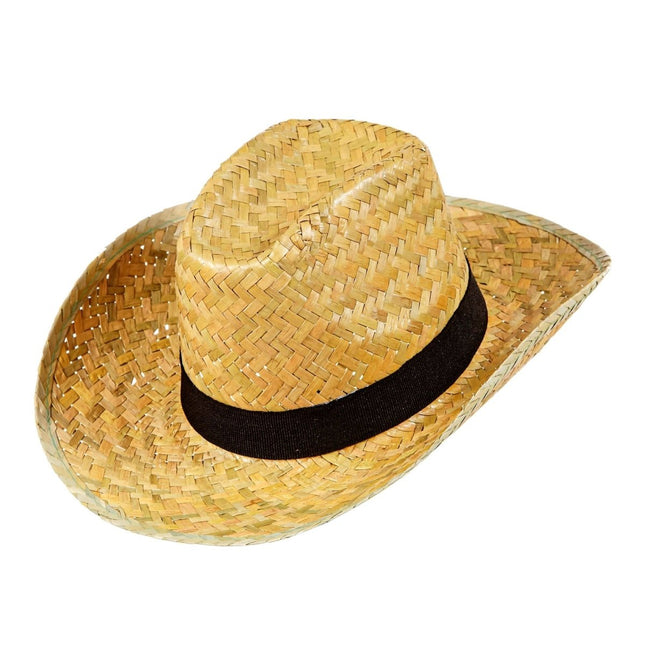 Beige Hoed Stro van Widmann koop je bij Partywinkel