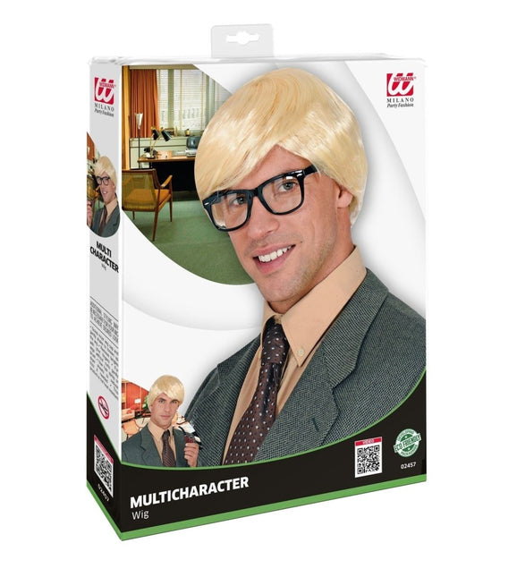 Beige Pruik van Widmann koop je bij Partywinkel