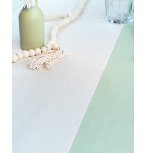 Chemin de table beige 3m