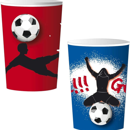 Bekers Goal 250ml 8st van Haza Witbaard koop je bij Partywinkel