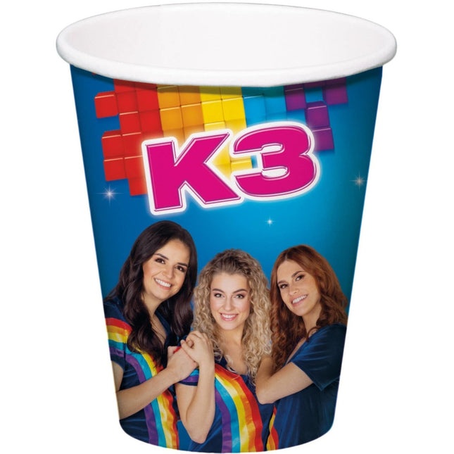 Bekers K3 250ml 6st van Folat koop je bij Partywinkel