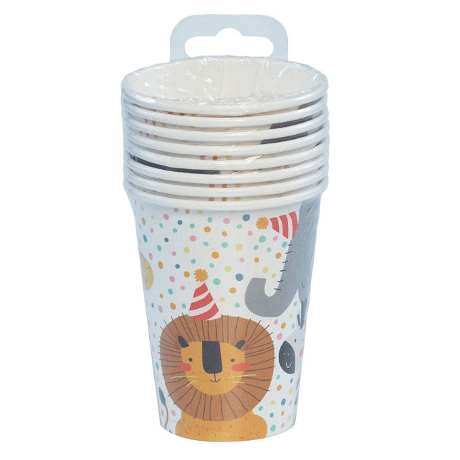 Bekers Safari 210ml 8st van Boland koop je bij Partywinkel