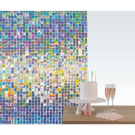Rideau de porte holographique 30cm 12pcs