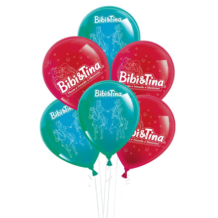Ballons Bibi et Tina 25 cm, lot de 10
