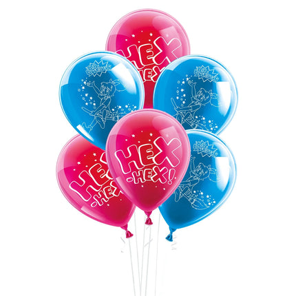 Ballons Bibi Blocksberg 25 cm, lot de 10