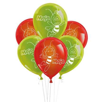 Maya la petite abeille - Ballons 25 cm, lot de 10