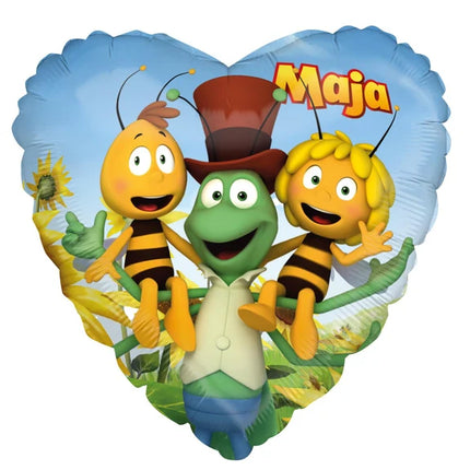 Maya l'abeille - Ballon à l'hélium « Les amis » (vide) 45 cm