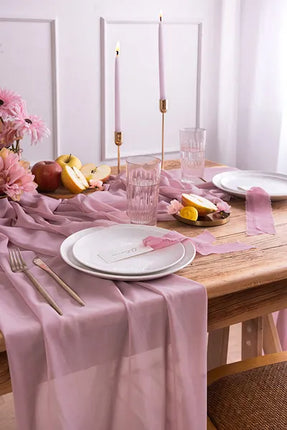 Chemin de table lilas 5m