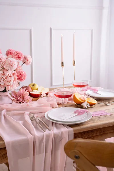 Ruban rose pâle 5m