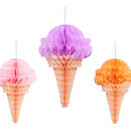 Nombres de glace colorés 30cm 3pcs