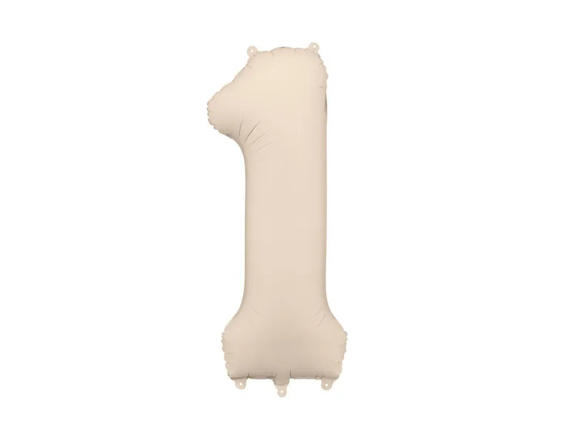 1 an Ballon à figures Beige mat vide 86cm