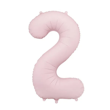 2 Year Figure Balloon Light Pink Empty 86cm