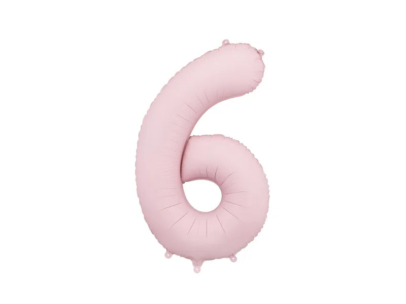 6 Year Figure Balloon Light Pink Empty 86cm