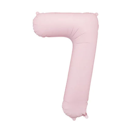 7 Year Figure Balloon Light Pink Empty 86cm