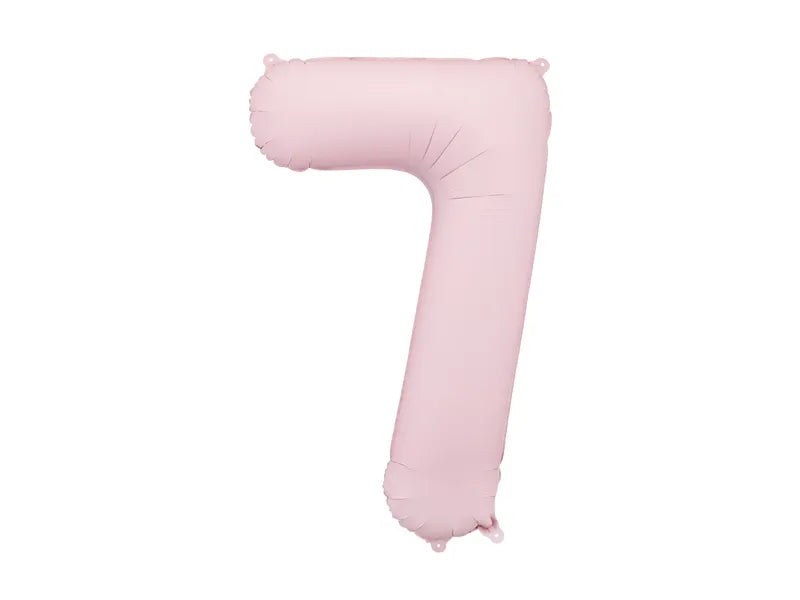 7 Year Figure Balloon Light Pink Empty 86cm