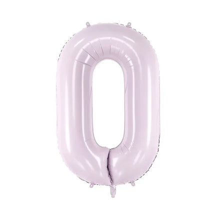 0 Year Figure Balloon Purple Empty 72cm