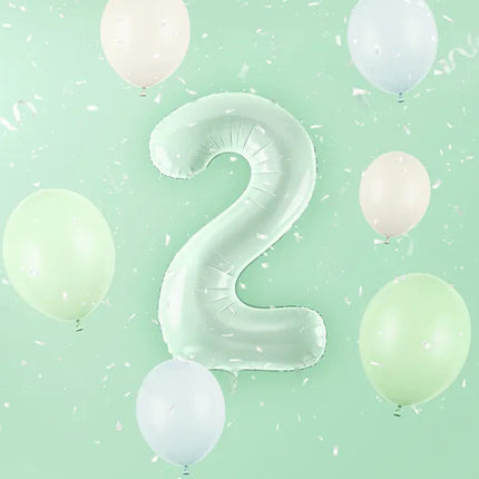 Ballon de 2 ans Vert Menthe 72cm