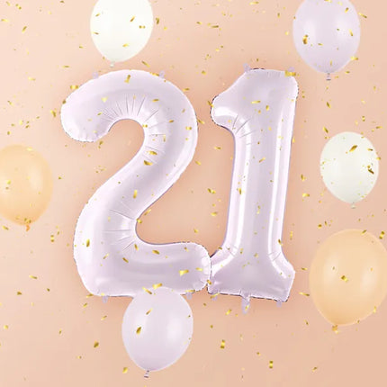 2 Year Figure Balloon Purple Empty 72cm
