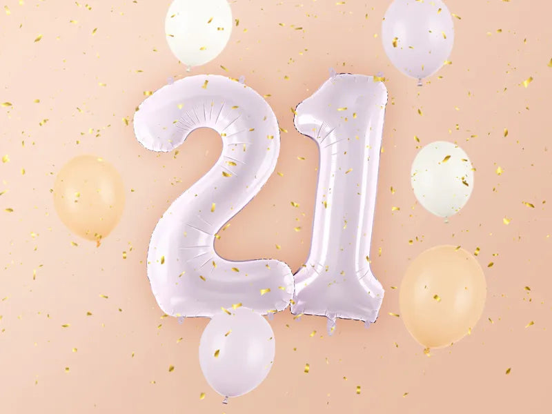 2 Year Figure Balloon Purple Empty 72cm