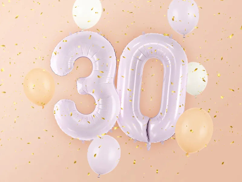 3 Year Figure Balloon Purple Empty 72cm