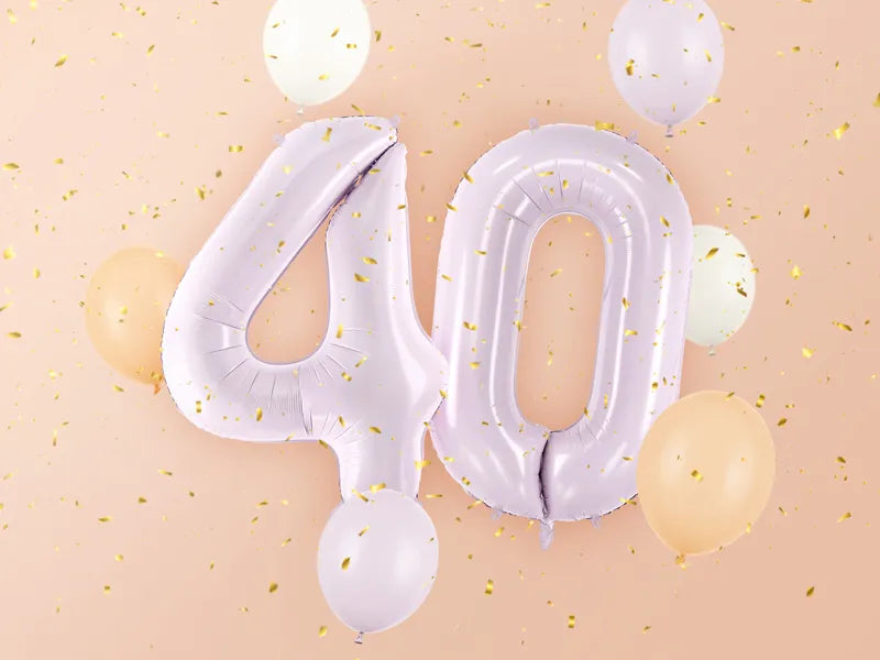Ballon numéro 4 ans violet 72cm