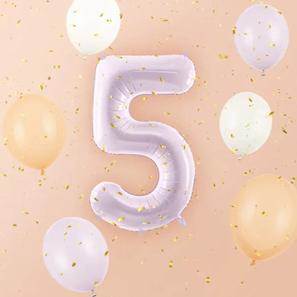 Ballon de 5 ans violet vide 72cm