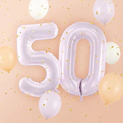 Ballon de 5 ans violet vide 72cm