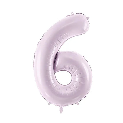 6 Year Figure Balloon Purple Empty 72cm