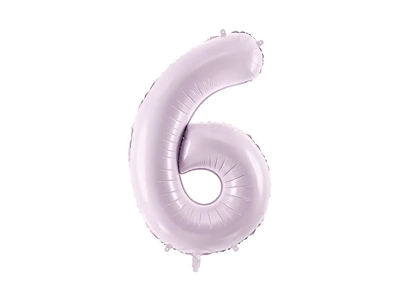 6 Year Figure Balloon Purple Empty 72cm