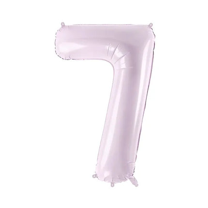 7 Year Figure Balloon Purple Empty 72cm