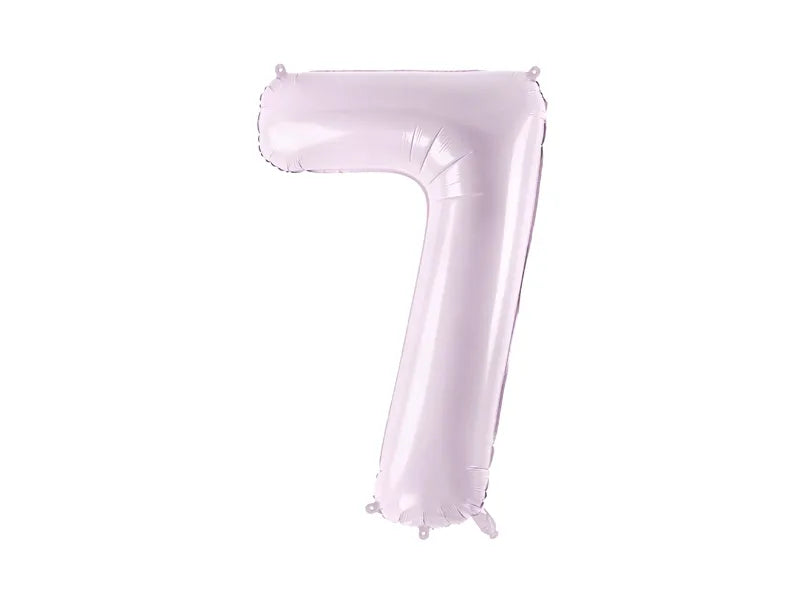 7 Year Figure Balloon Purple Empty 72cm