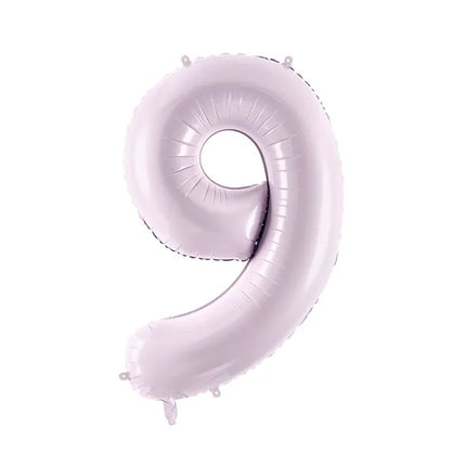 9 Year Figure Balloon Purple Empty 72cm