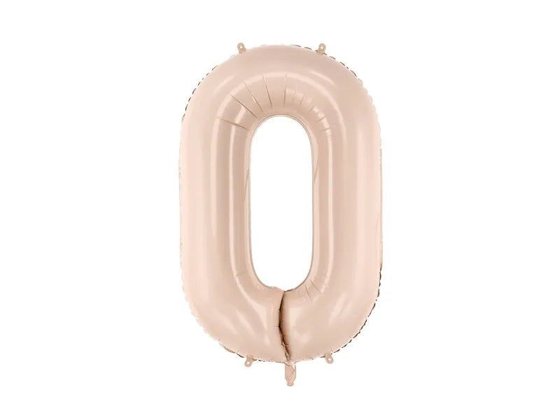 0 Year Figure Balloon Beige 72cm