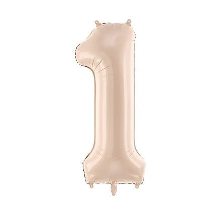 Ballon de 1 an Beige 72cm