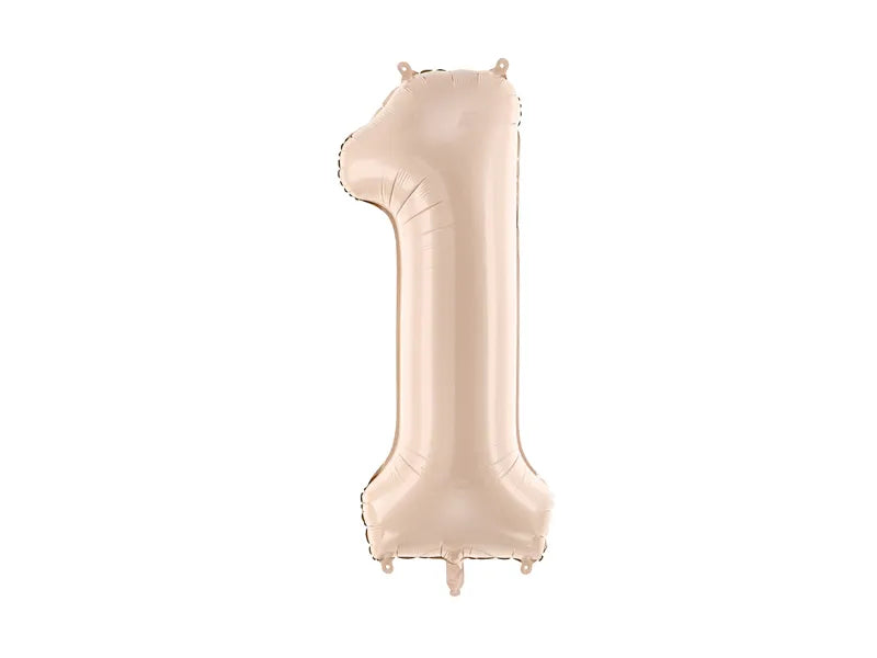 Ballon de 1 an Beige 72cm