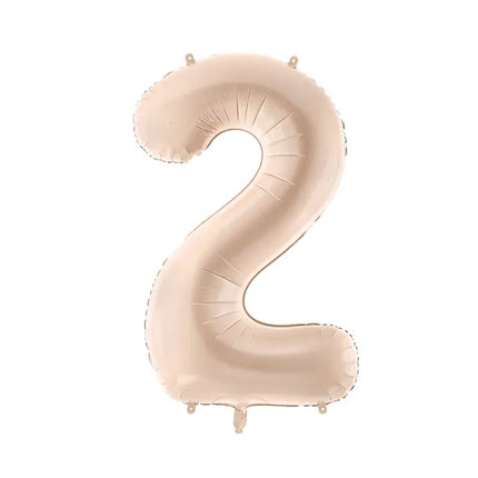 Ballon de 2 ans Beige 72cm