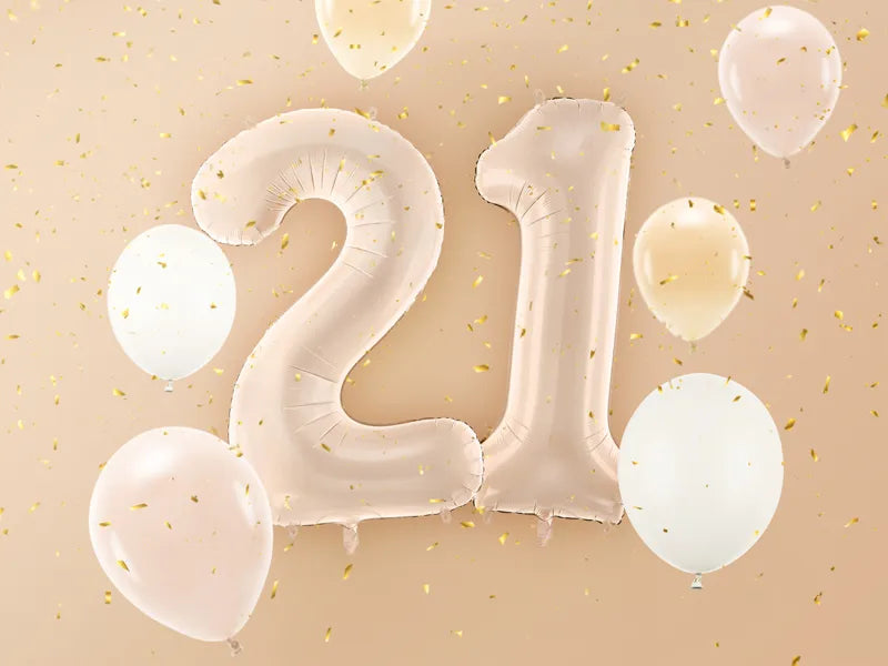 Ballon de 2 ans Beige 72cm