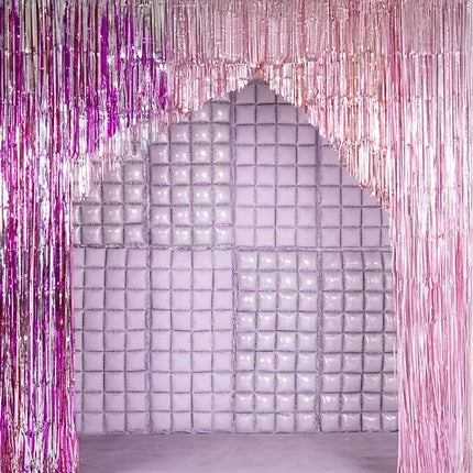 Rideau de porte violet 1,10 m