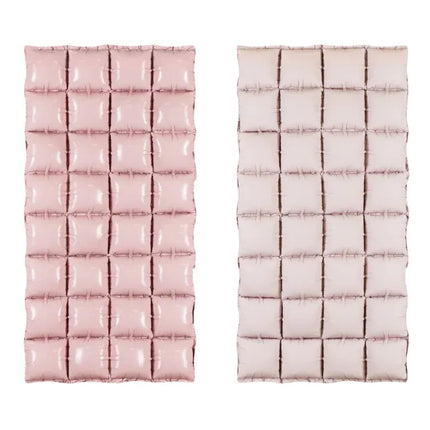 Rideau de porte rose pâle 1,10 m