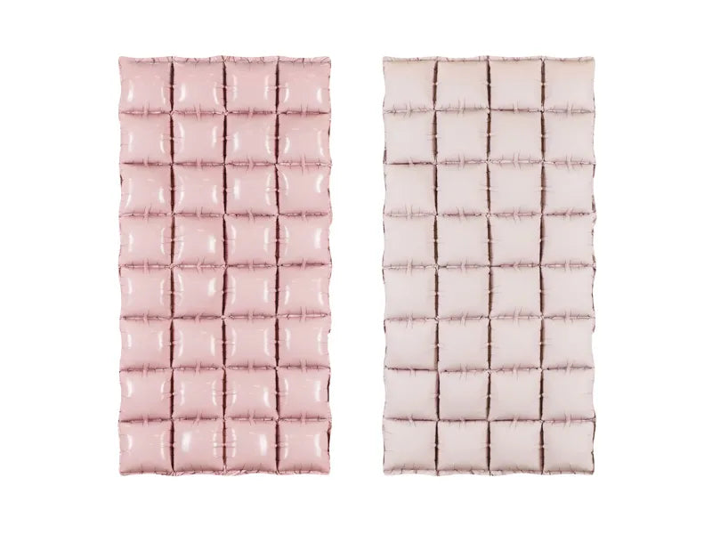 Rideau de porte rose pâle 1,10 m