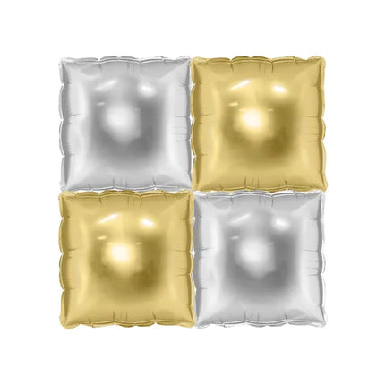 Ballon d'or et d'argent 35cm 4pcs