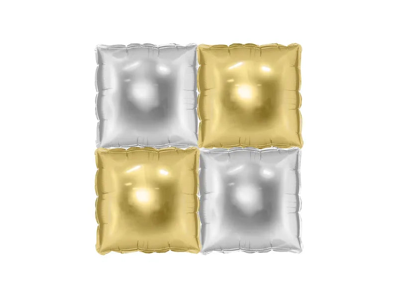 Ballon d'or et d'argent 35cm 4pcs
