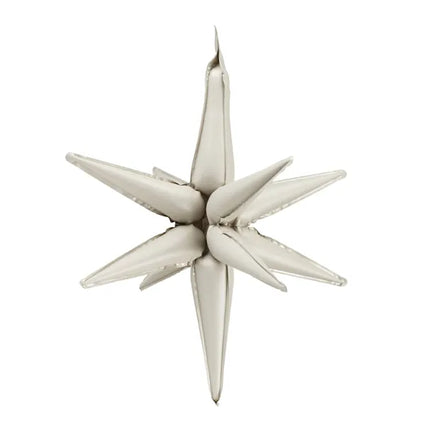 Ballon étoilé beige 1,05 m