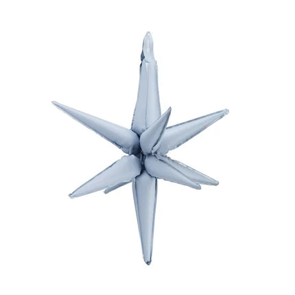 Ballon étoile bleu clair 70cm