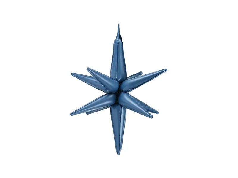 Ballon étoile bleu foncé 50cm